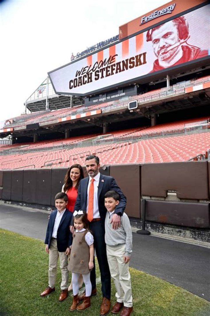 Cleveland Browns Coach Kevin Stefanski Has Three Children In His Family With Wife Michelle