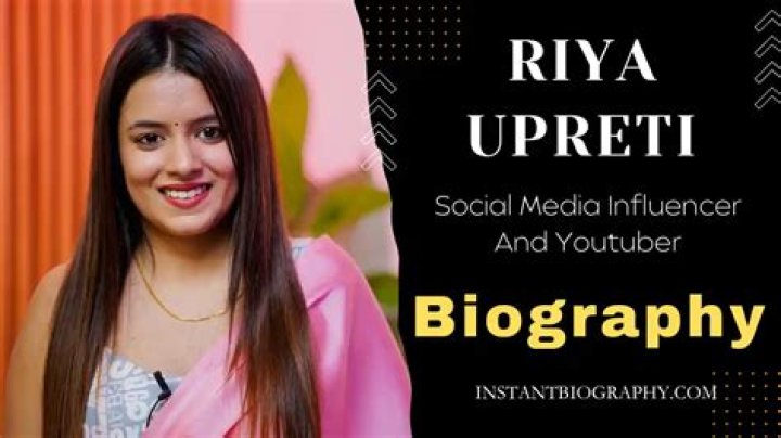 
Riya Chile Height, Weight, Net Worth, Age, Birthday, Wikipedia, Who, Nationality, Biography 